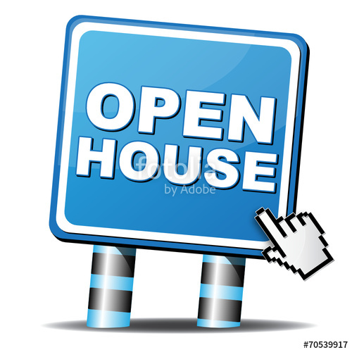 500x500 Open House Icon Stock Image And Royalty Free Vector