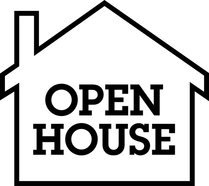 673x600 Open House Clipart