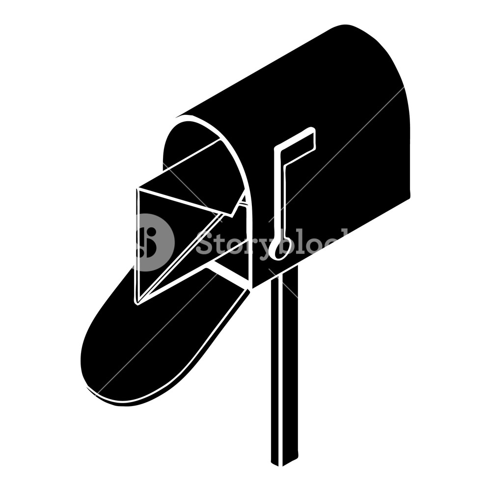 1000x1000 Open House Postbox Icon Simple Illustration Of Open House Postbox