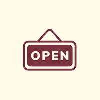 200x200 Open Sign Free Vector Art
