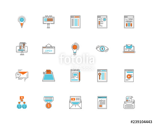 500x405 Set Of Icons Such As Typewriter, Browser, Email, Filter, Group