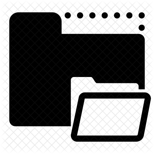 512x512 Open Folder In New Tab Icon Of Glyph Style