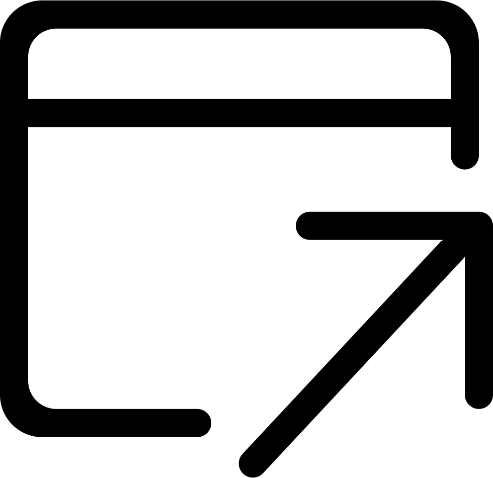 980x950 New Window Open Png Icon Free Download