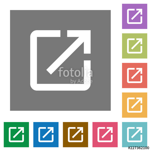 500x500 Open In New Window Square Flat Icons Stock Image And Royalty Free