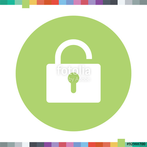 500x500 Open Lock Icon Stock Image And Royalty Free Vector