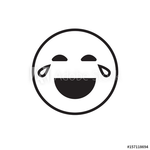 500x500 Smiling Cartoon Face Laugh Positive People Emotion Open Mouth Icon