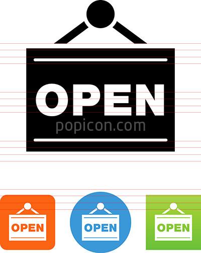 400x503 Open Sign Icon