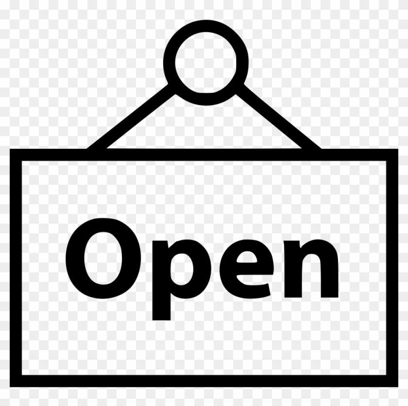 840x835 Open Sign Png