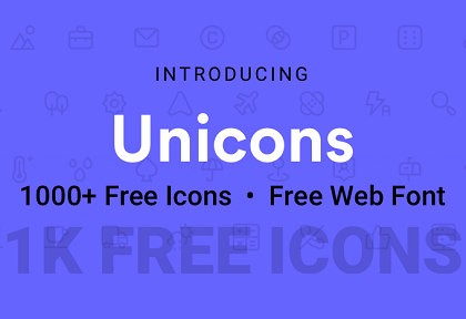 420x288 Unicons Opensource Icon Library