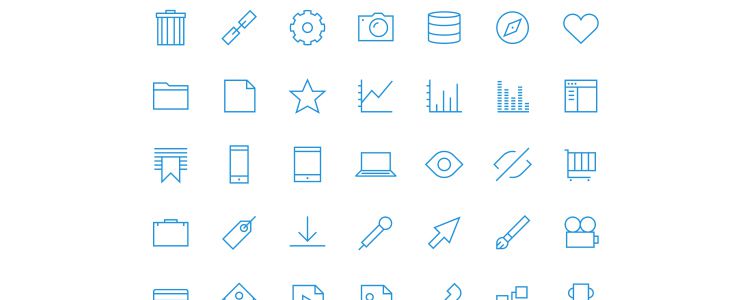 750x300 Top Free Icon Sets