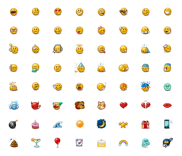 580x498 Free Emoticons Simlies Icons For Chat Applications Web
