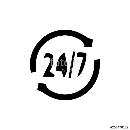 500x500 Hours Open Table Icon Stock Image And Royalty Free Vector