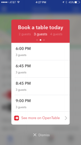 168x300 Foursquare Integrates With Opentable, Letting Users Book Within