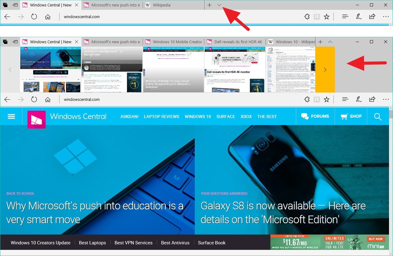 1279x835 How To Manage Tabs On Microsoft Edge On The Windows Creators