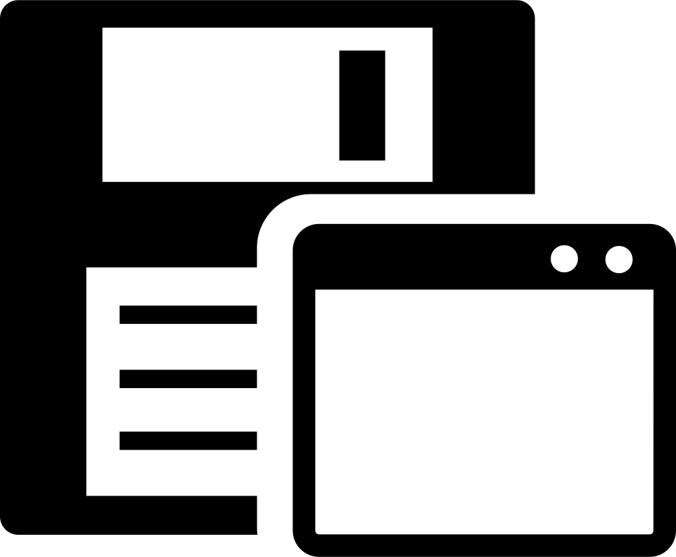 980x808 Floppy Diskette With Open Window Png Icon Free Download