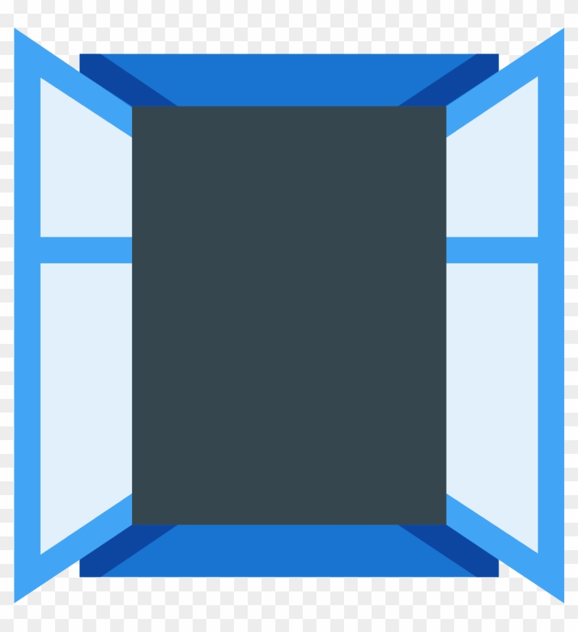 840x919 Free Open Window Icon, Hd Png Download