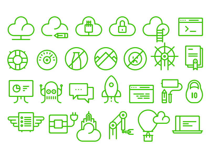 800x600 Iaas Themed Icon Set