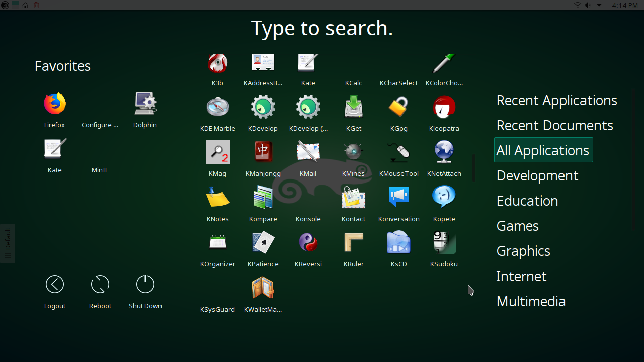 1280x720 Missing Icons Opensuse