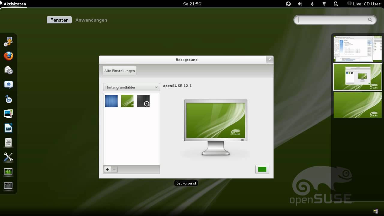 1280x720 Usability Enable Desktop Icons On Opensuse Gnome