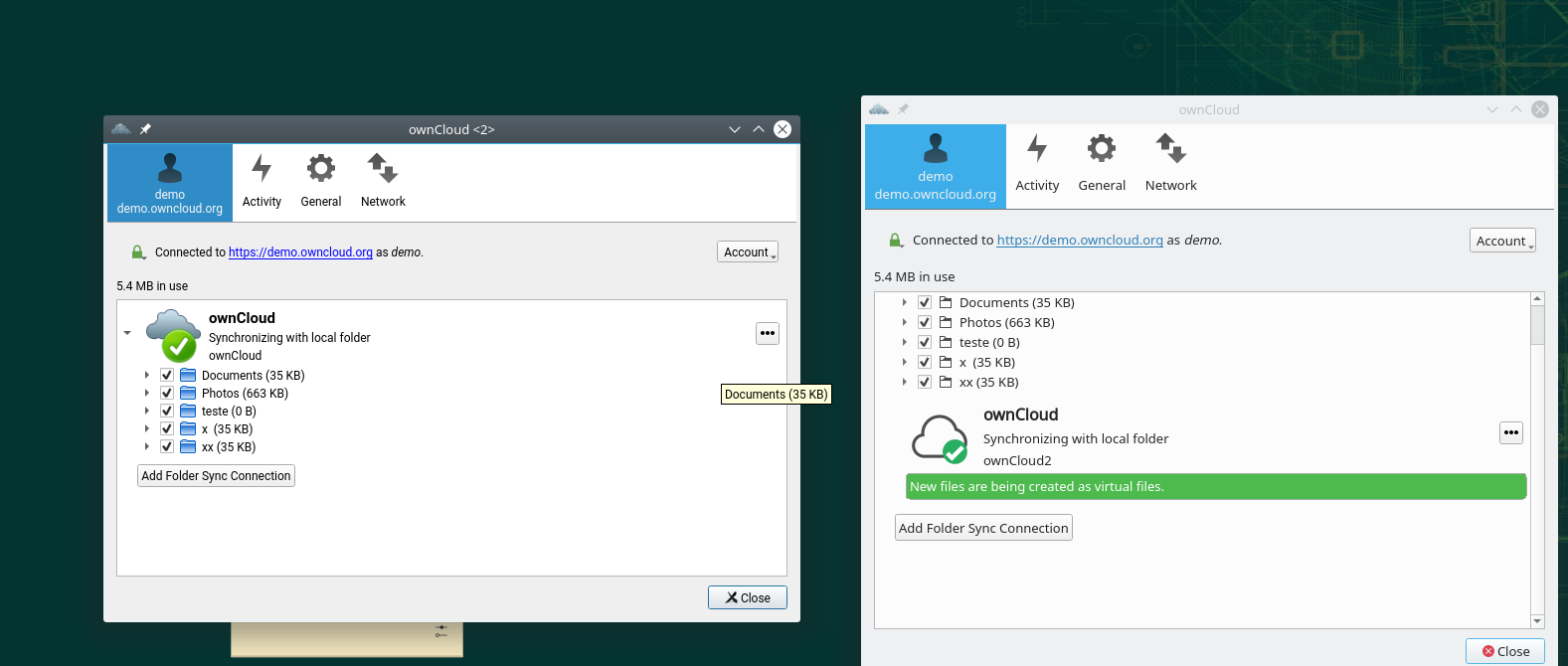 1577x670 Owncloud Client On Opensuse Leap Still Has Problem