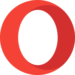 256x256 Opera Icon Of Glyph Style