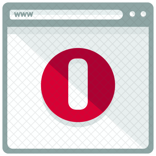 512x512 Opera Mini Icon Of Flat Style