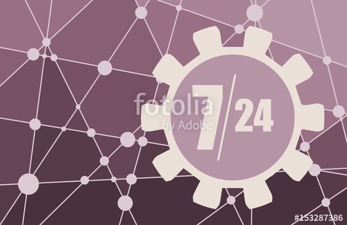 500x325 Day Hours Time Operation Mode In Gears Icon Molecule