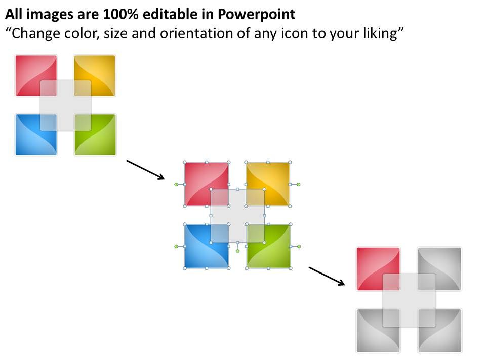 960x720 Business Diagrams Templates Square Operation Stages Powerpoint