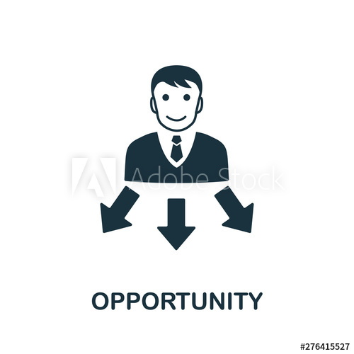 500x500 Opportunity Vector Icon Symbol Creative Sign From Crm Icons
