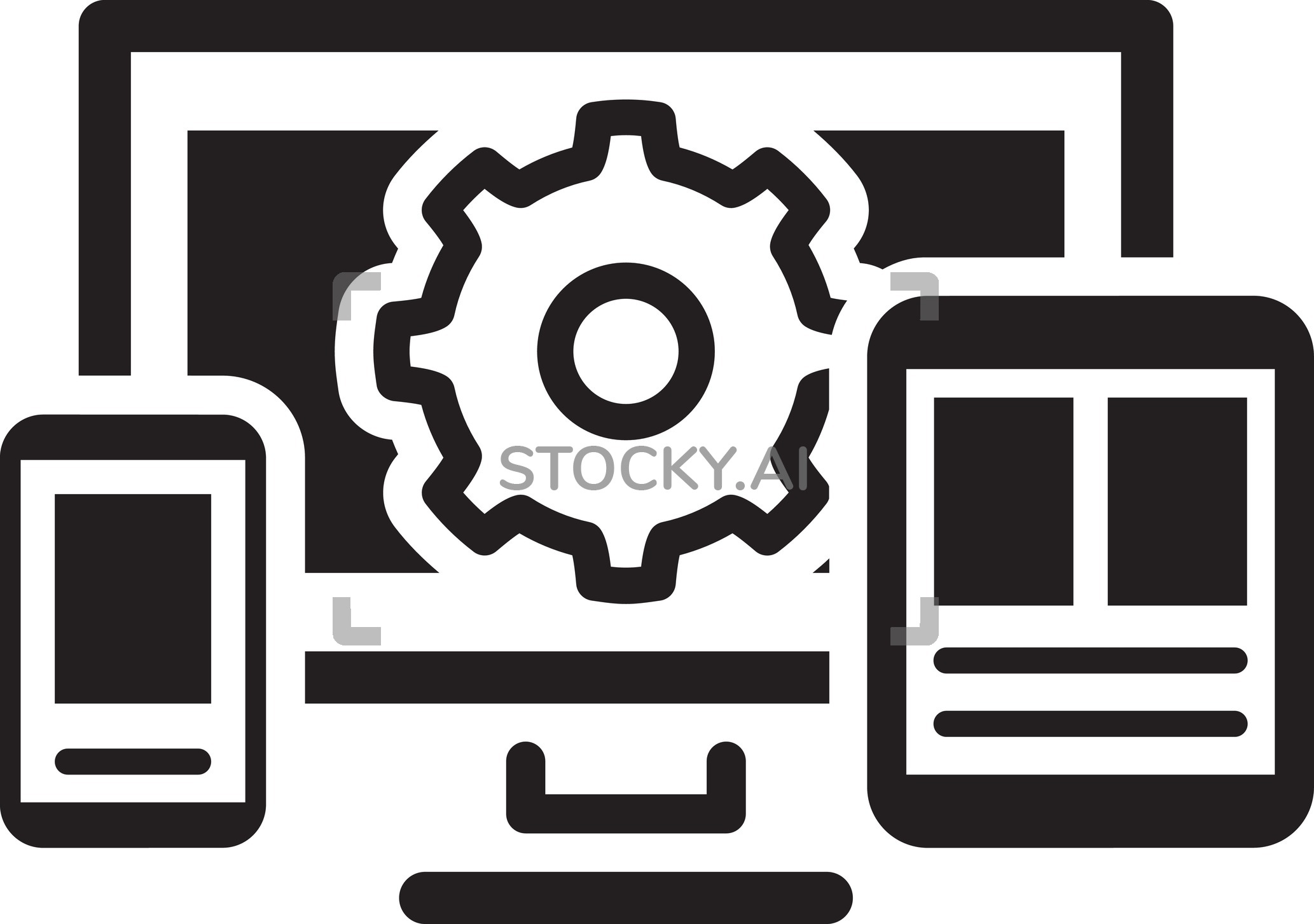 2066x1453 Image Of Website Optimization Icon Flat Design