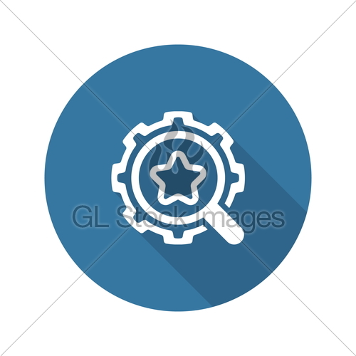 500x500 Search Optimization Icon Flat Design Gl Stock Images