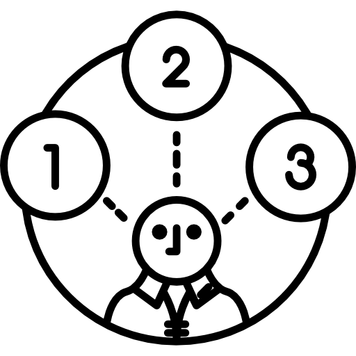 512x512 Business Man Thinking Of Several Options Icons Free Download