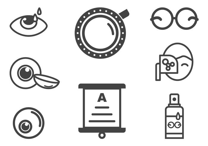 700x490 Optometry And Eye Health Icons