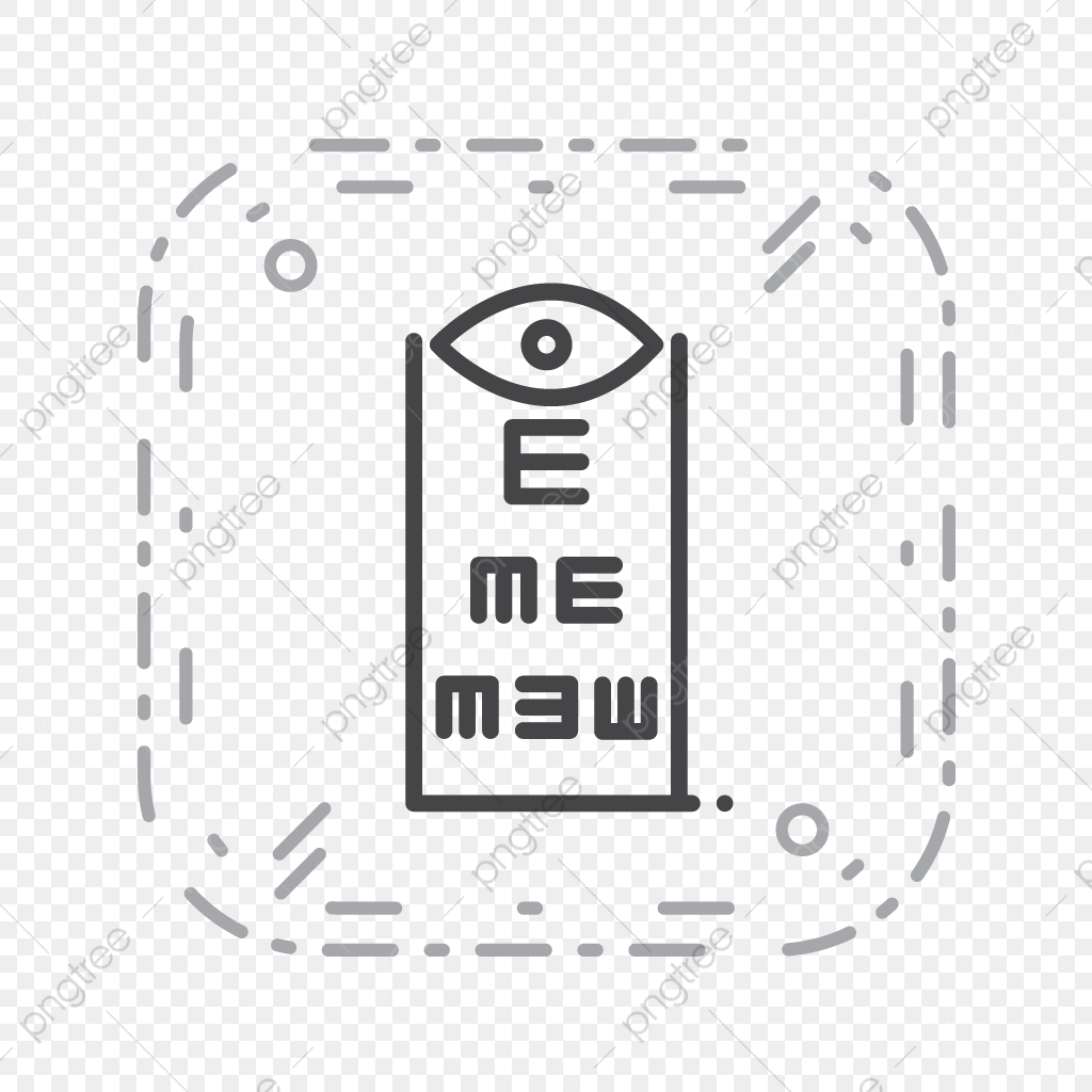 1024x1024 Vector Eye Test Icon, Eye Icon, Eye Test Icon, Optometrist Icon