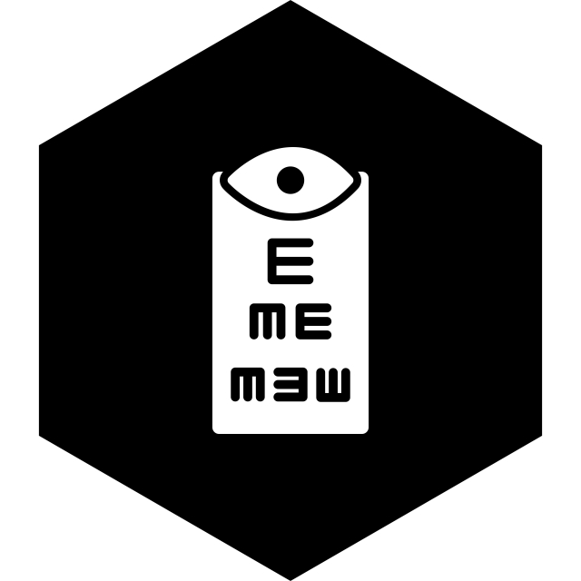 640x640 Eye Test Icon Design, Eye, Eye Test, Optometrist Png And Vector