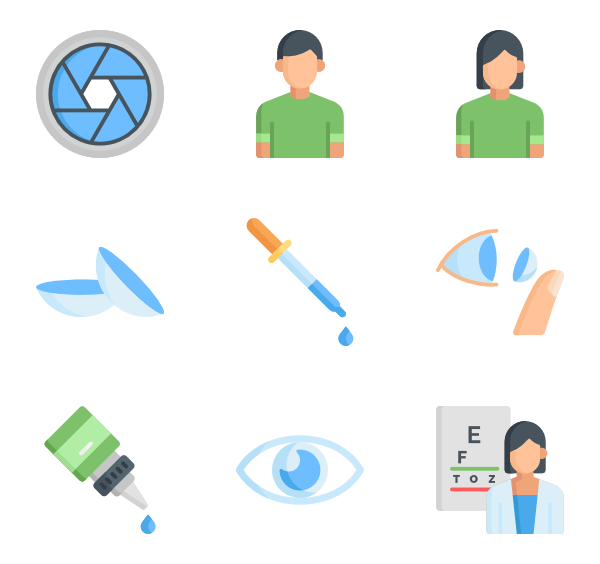 600x564 Optometrist Icons