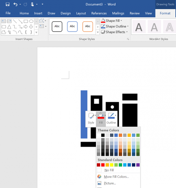 560x600 How To Convert Icons To Shapes Using Microsoft Word