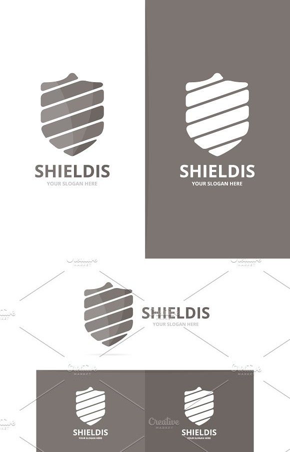 580x902 Vector Of Shield Logo Combination Security And Protect Symbol