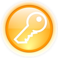 245x245 Orange Key Button Free Icon In Format For Free Download