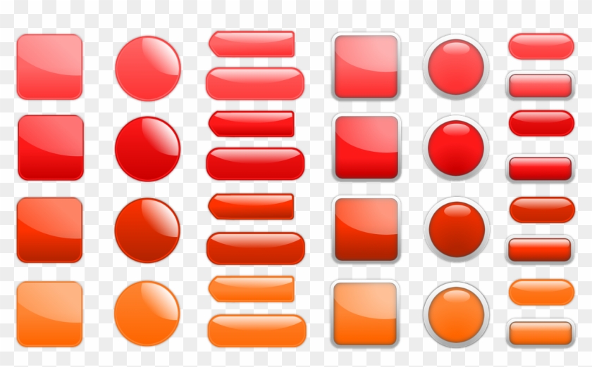 840x522 Button, Icon, Oblong, Square, About, Red, Orange