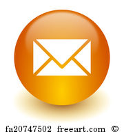 180x195 Free Art Print Of Email Icon Orange Email Web Icon