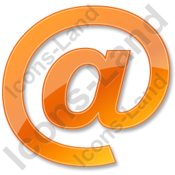 256x256 Email Orange Icon, Pngico Icons