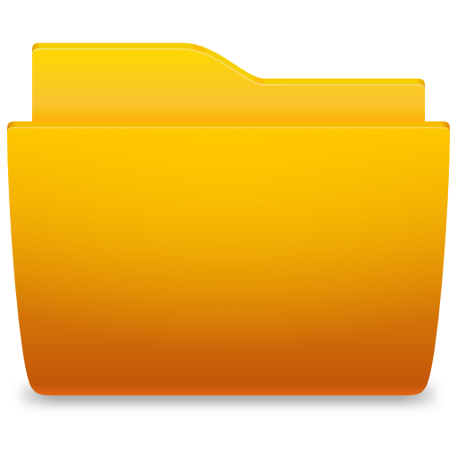 Folder Orange Icon 512x512 Folder Orange Icon