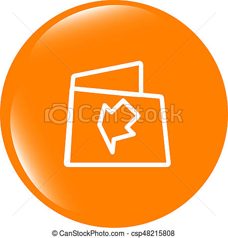 Folder Icon Web Button With Arrow Isolated On White Folder Icon 450x470 Folder Icon Web Button With Arrow Isolated On White Folder Icon