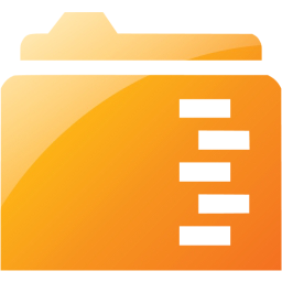 Web Orange Full Folder Icon 256x256 Web Orange Full Folder Icon