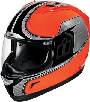 300x341 Icon Hi Viz Motorcycle Helmet W Extra Visibility