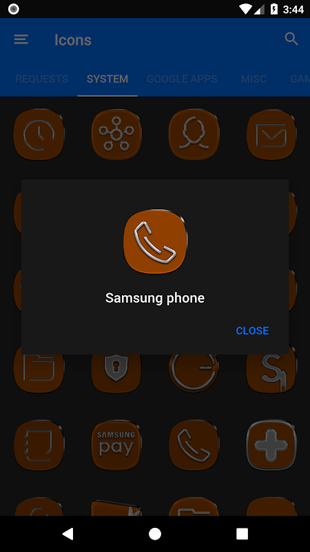 450x800 Orange Icon Pack