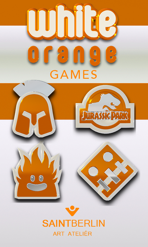 480x800 White Orange Icon Pack Download Apk For Android