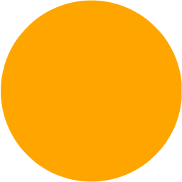 256x256 Orange Circle Icon