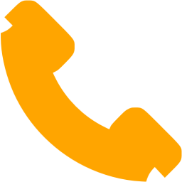256x256 Orange Phone Icon